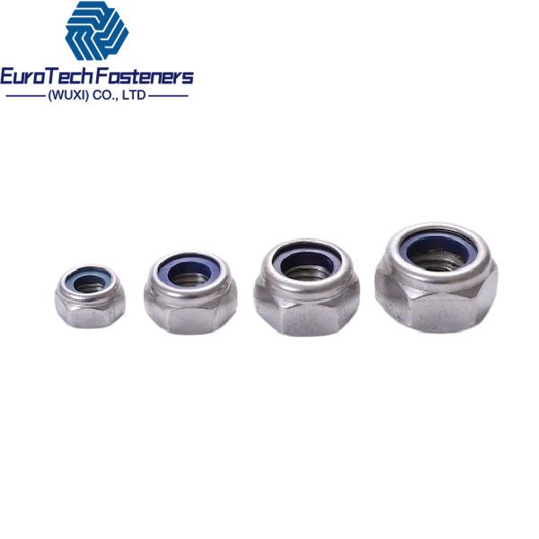 Iso 10511 DIN 985 Nylon Insert Hex Lock Nut Fasteners Hot Dip Galvanized M10x1 25 M20x1 5 M24  M3  M4  M5