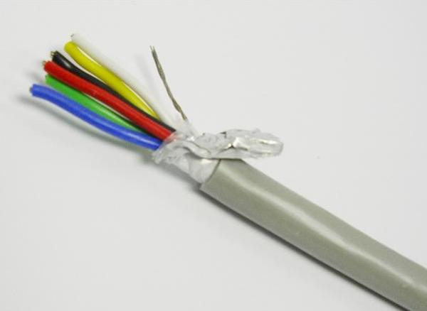 Multi Cores Mylar Screened Cable 3 Pairs 0.50mm2 Stranded Conductor for Security