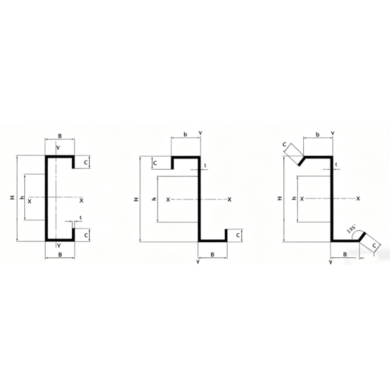 Hot DIP Galvanized Steel Purlins for High Strength and Corrosion Resistant Steel Structure Buildings