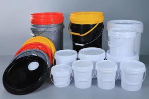 Reciclável 5 galões de balde de tinta metálico balde tampa com boca