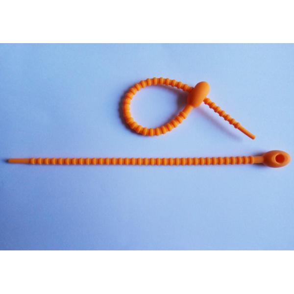 Tasteless Multiscene Silicone Rubber Supplies Cable Ties For Binding Reusable
