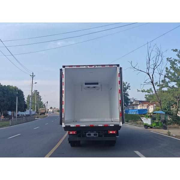 Camion frigorifique électrique pur panneaux FRP avec porte latérale