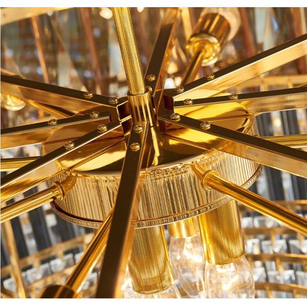 Посветите яркой курят K9, который люстре закоптелого кварца хрустальной люстры Tricolor