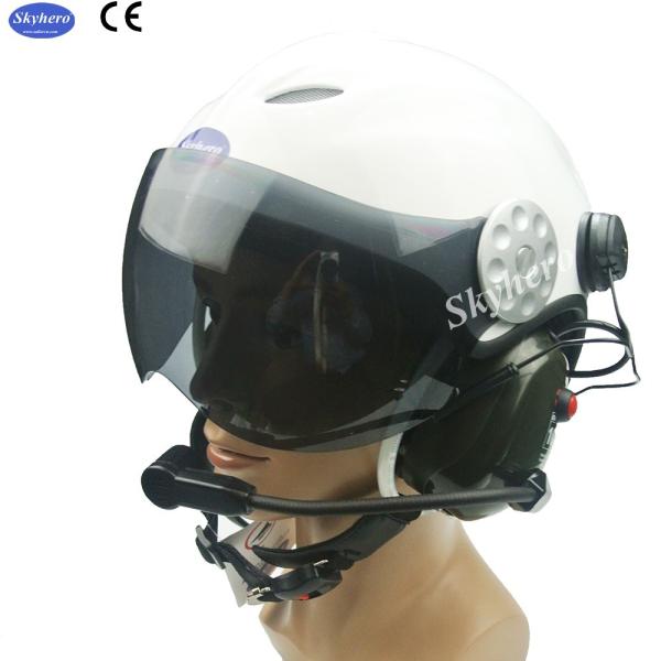 En 966 Standard Powered Paragliding Helmet  Noise Cancel Paramotor Helmet Color Red Black White Blue Paramotor