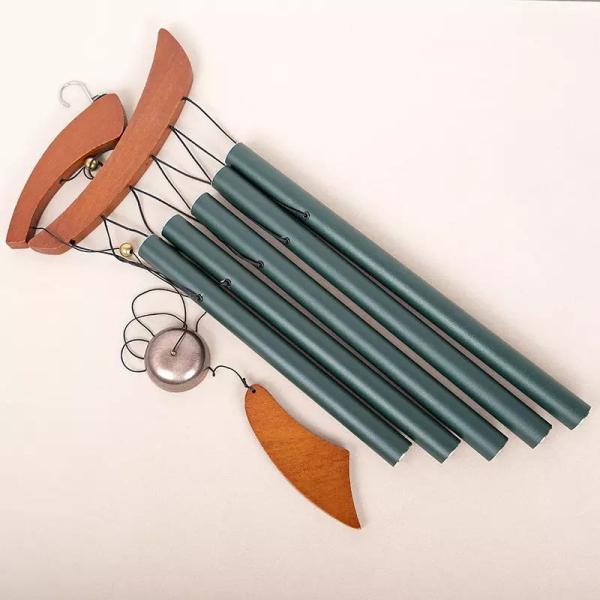 Retro Style Length 100cm Metal Wind Chime , 5 Rod Wind Chime Optional Color