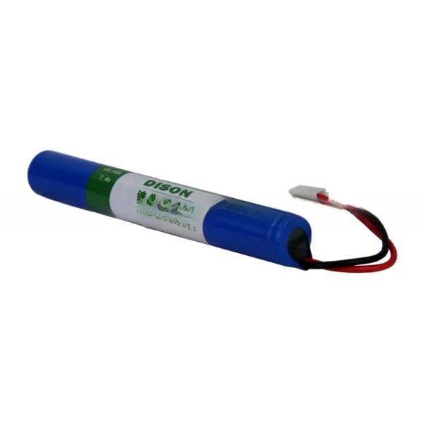 7.4V 2.6Ah NMC Lithium Ion Li NiCoMh Battery Pack for Flashlights INR18650 Battery with self-protection PTC