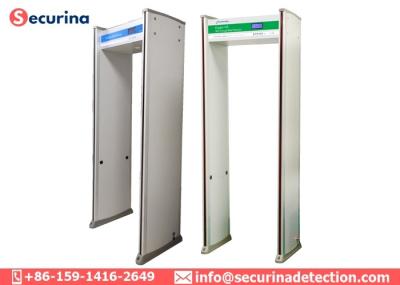 Detector de metais exterior do quadro de porta da segurança, sensibilidade completa dos detectores de metais do corpo ajustável