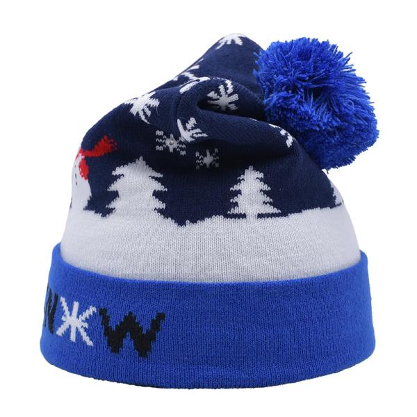 Custom Wool Merino Knit Beanie Hats Casual Occasion For Adults
