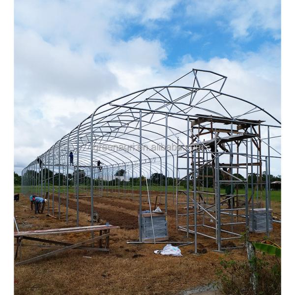 Hot Dipped Galvanized Steel Pipe Greenhouse Vent for Open Ventilation and Ridge Roof