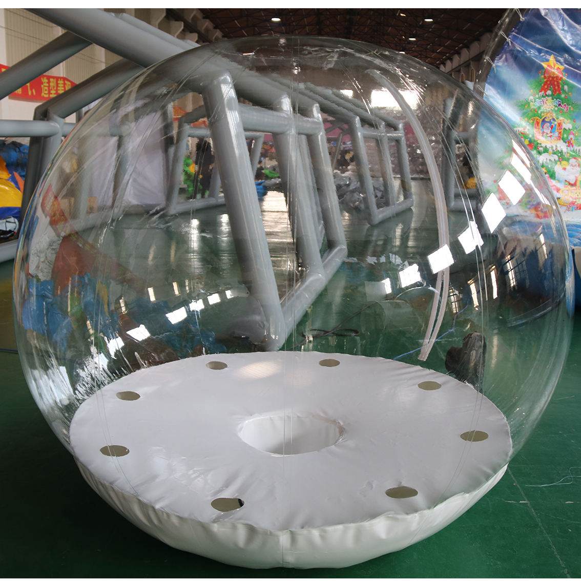 Christmas Decoration Transparent PVC Ball for Whole Sale Dia2m Transparent Bubble House Ball