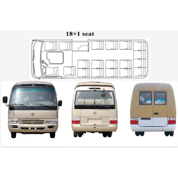 Transportation Auto Motives 30 Seater Minibus with Diesel Fuel and 4 Cylinders Engine