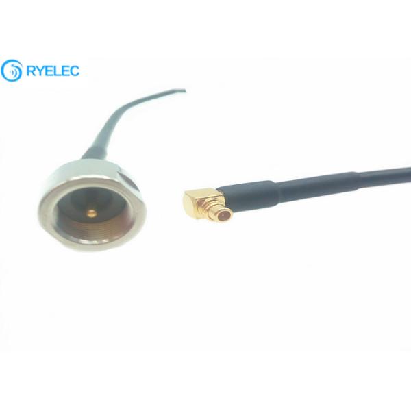 320mm RF Electrical Coaxial Aerial Cable , FME To MMCX Low Loss Cable Assembly
