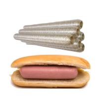 Food Grade Easy Peel Off Transparent Cellulose Sausage Casing For Hotdogs