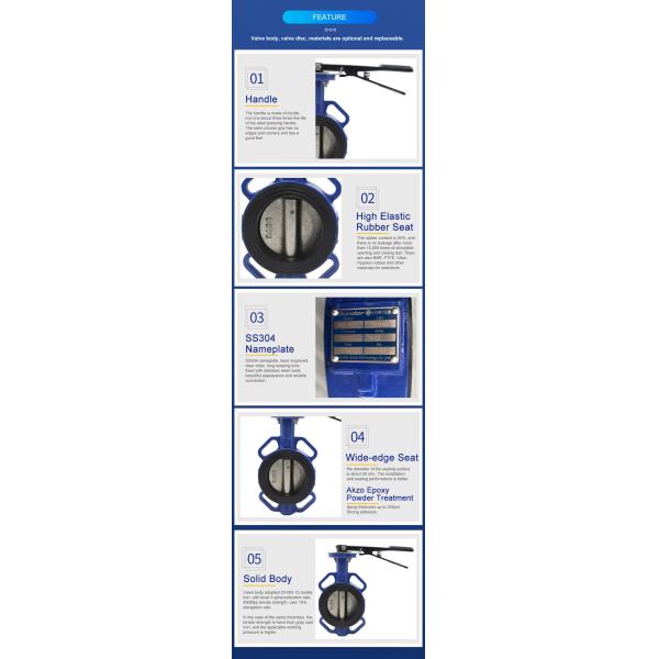 Клапан-бабочка клапан-бабочки 10 вафли клапан-бабочки PN16 Dn250 стержня углерода стальная A216 WCB стали отливки обнаженная