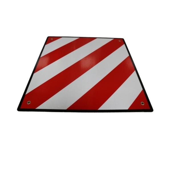 panneau d'avertissement en aluminium réfléchi de support de vélo de panneau d'avertissement d'arrière de 500x500 Motorhome