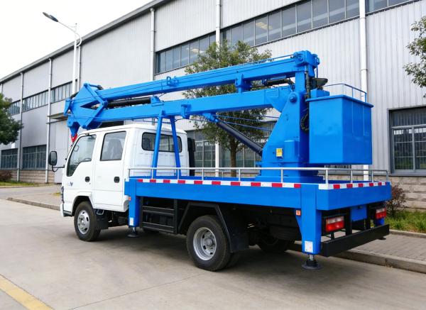 4X2 600p Double Cabin Manual 14m-15m Bridge Inspection Aeria Platform Trucks