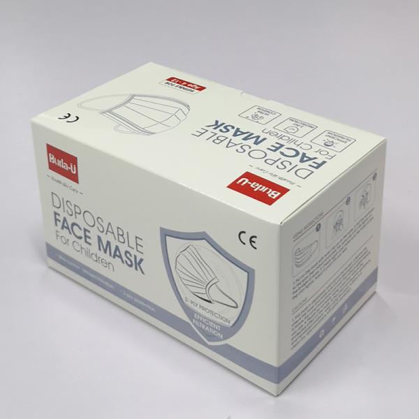 Маска 3 слоев детей устранимая, с Earloops, BFE≥98%. CE и УПРАВЛЕНИЕ ПО САНИТАРН