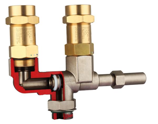 2 Position 3 Way Solenoid Valve For Commercial Refrigeration System