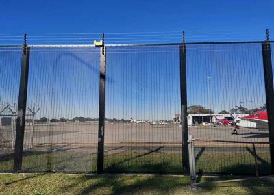 2.4m Height Airport Perimeter Fence Pvc Coated H Type Post