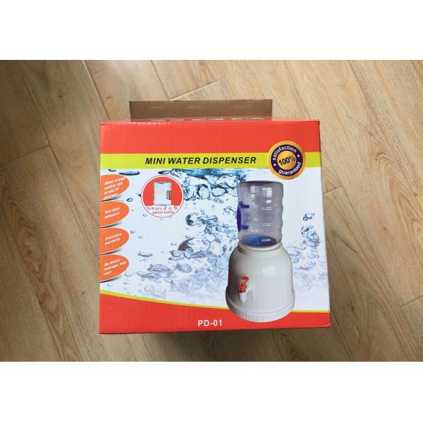 Не электрический пластиковый круглый настольный мини распределитель воды для бутылки 3/5 галлонов