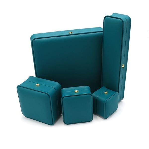 Genuine Square Ring Bracelet Watch Gift Packing Jewelry Jewellery Set Packaging Display Box with EVA Foam Insert