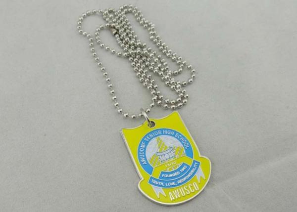 Die stamped Personalized Dog Tag / Iron Material / Nickel Plating