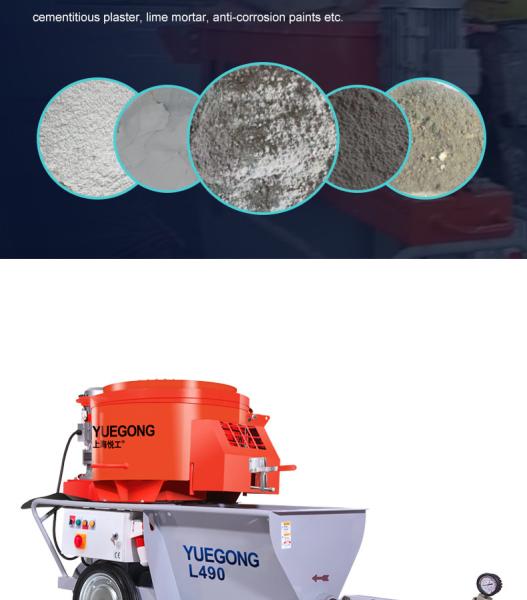 Multifunctional Sand Cement Mortar Spray Machine Electric Diesel Stucco Pump