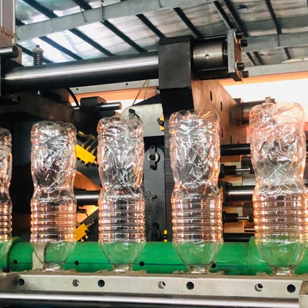 Маленькая полуавтоматическая пластиковая бутылочная машина для изготовления бутылок 500мл. Домашняя дульная машина 6 полостей высокоскоростное оборудование для дунов бутылок, автоматическая серво 2л дульная формовая машина