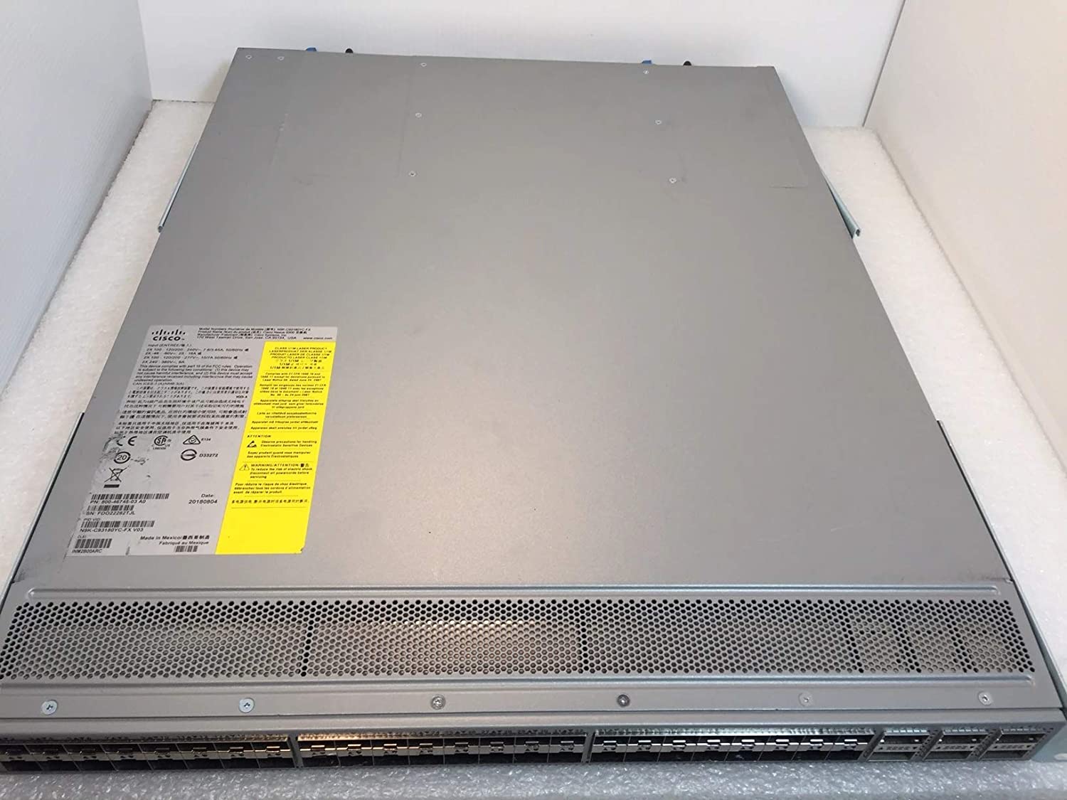 N9K-C9348GC-FXP Гигабитный Ethernet-коммутатор 48p 100M 1GT 4p 10/25G 2p 40/100G QSFP28