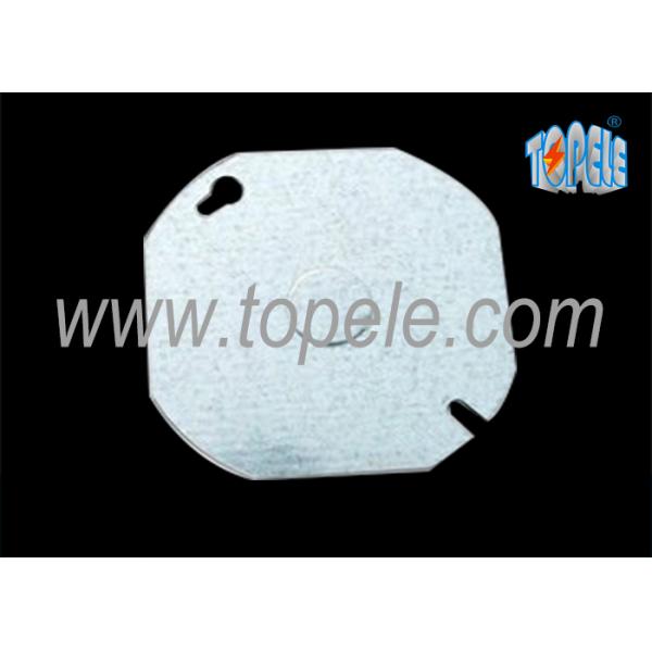 EMT Conduit Box Covers Industrial Blank Up Plate Thickness 1.2mm / 1.5mm / 1.6mm