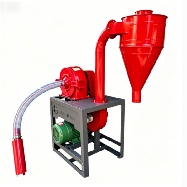 Self Priming Grain Crusher Grinder Automatic Feeding Crushing Grinding Feed Equipment
