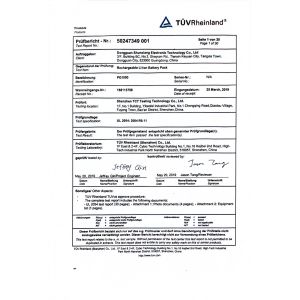 Guangdong Shunxiang Energy Technology Co., Ltd. Certifications