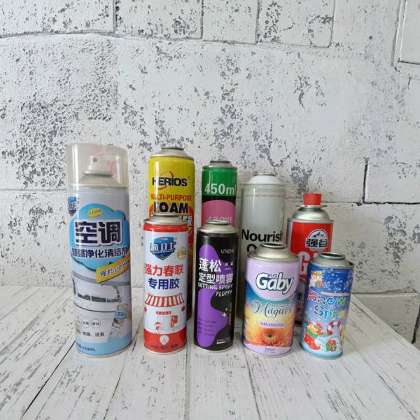 Air Freshener Refillable Empty Aerosol Cans Replacement Tinplate Spray with Nozzle Cap