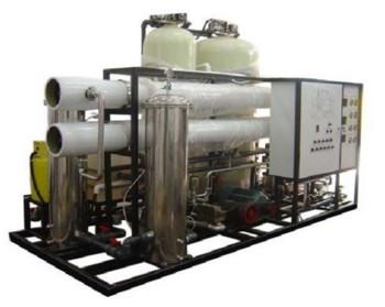 Portable desalination plant for sea water treatment