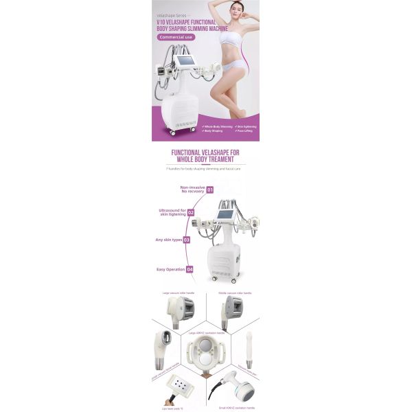 Vela Infrared Vacuum Roller Body Slimmer Machine For Weight Loss