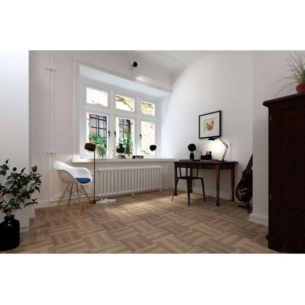 PVC Self Adhesive Wood Puzzle Square Bathroom Floor Tile Kitchen