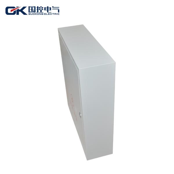 Zincpassivated Indoor Distribution Box Single Door Stainless Steel With Lock Grey Coating