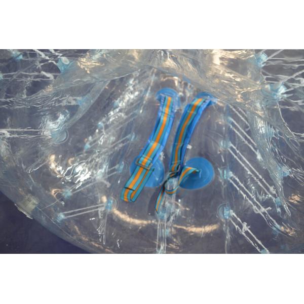 Colorful TPU Bubble Ball 0.6mm  1.5m DIA Inflatable Body Bumper Ball For Fun