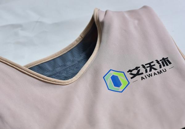 Vêtement de conditionnement d'air pour hommes de fitness d'été avec revêtement de polyester