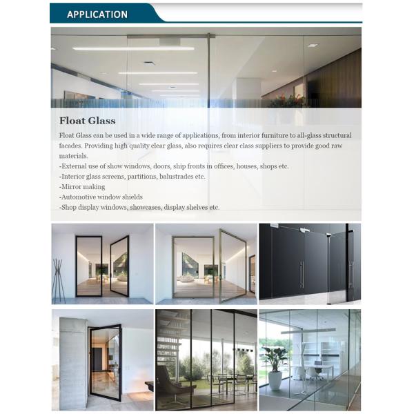 Ultra-White Glass Low-Iron Glass for Construction as The Customer prime S Requirements