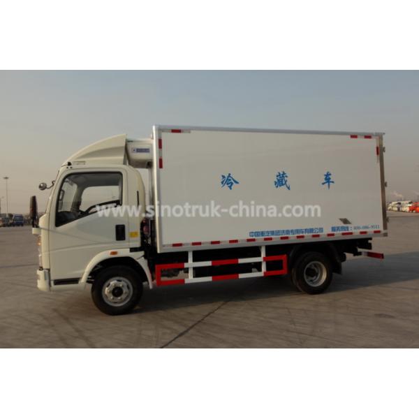 10T Light Duty Durable Freezer Box Truck 4x2 For Meat And Milk Transport