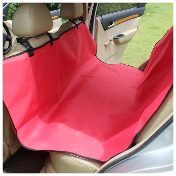 Customized Dog Back Seat Covers Durable Pet Car Seat Covers With Leash Folding Feeding Bowl
