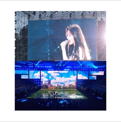 Mobile Led Screen Rental Full Color P3.91 Cube LED Screen For Concert Stage Background Video Wall