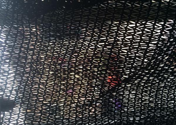 Light Weight PE Erosion Control Mesh Netting For Soil Cover Black Color