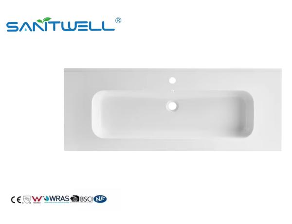 Special Styles Large Size Resin Basin Eco-Friendly Cabinet Stone Basin For Hotel Bathroom