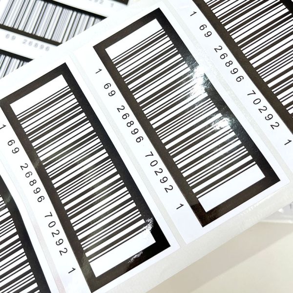 Custom Factory Price Coated Paper Glossy Adhesive Custom Printing Price Barcode Label Sticker Sheet With Serial Number