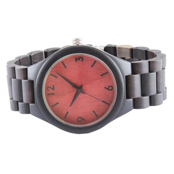 Людей задней части случая роскошного логотипа ОЭМ частного ремешок для часов черного дерева деревянных деревянный