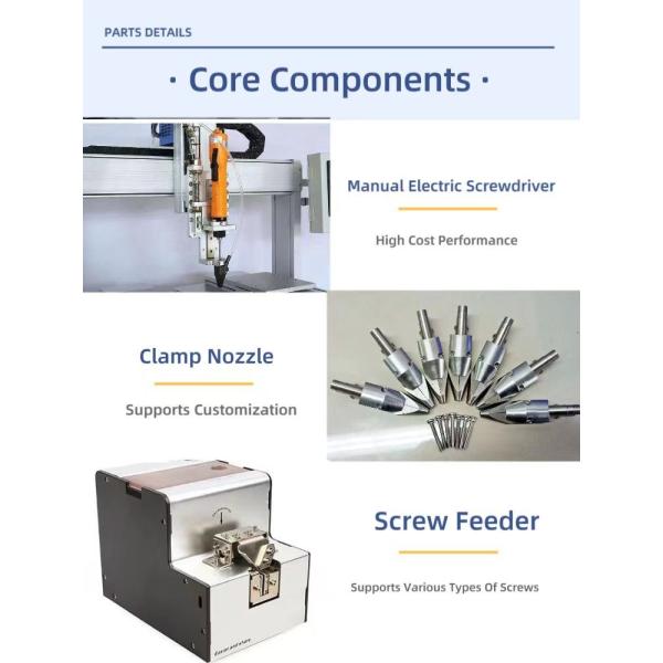 PLC Control System SMT Automatic Dispensing Machine Glue Dispenser Dispensing Robot System with Screw Locking Function