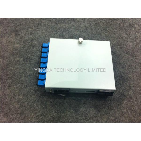 Распределительная коробка кабеля оптического волокна переходники ST SC 8 сердечников, коробка соединения волокна волокон PON холоднокатаной стали 8