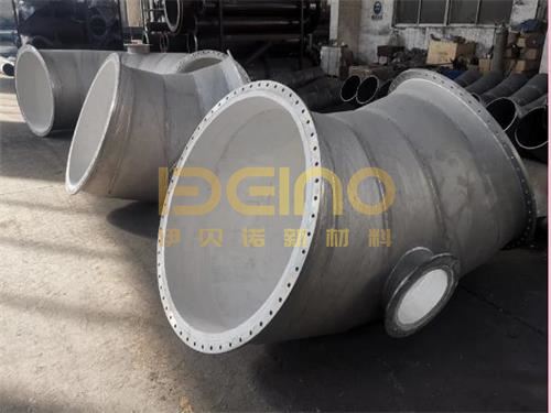 Custom Wear Resistant Ceramic Pipe Ceramic Lined Bends For Power Generation